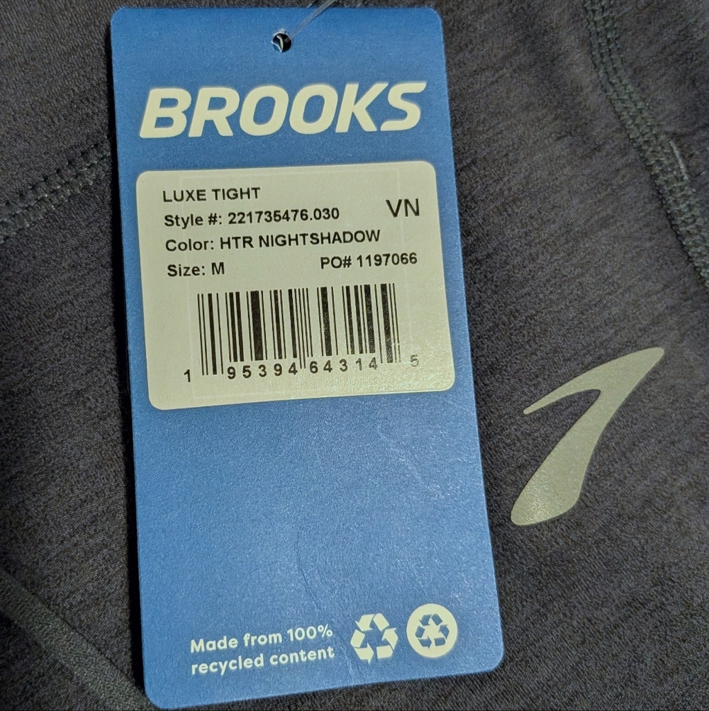Brooks Luxe Leggings NWT - Picture 3 of 6